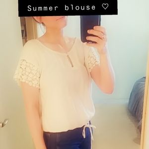 White Summer Blouse